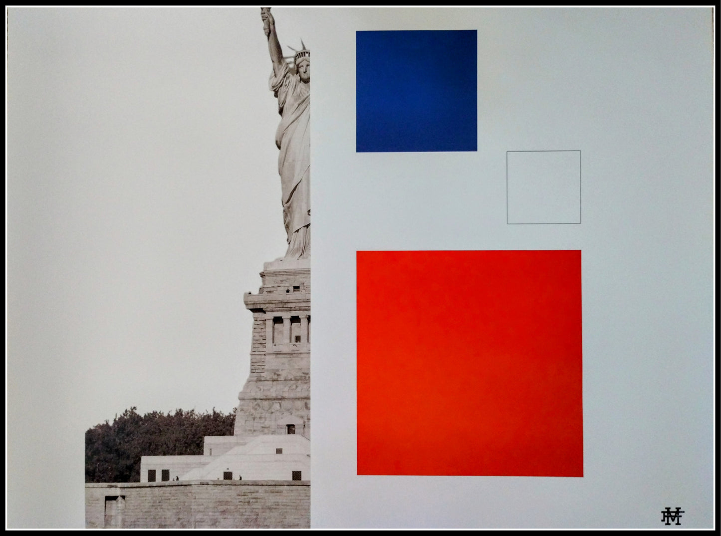 Split America #1 by Francisco Moctezuma Mejia Print Poster