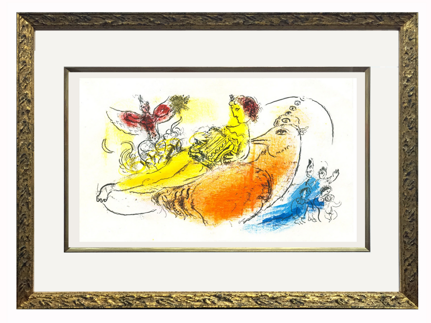 The Accordionist by Marc Chagall