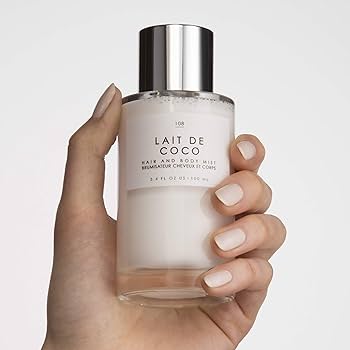 Lait de Coco - Fragrance Perfume Spray for Body and Hair - Travel Size