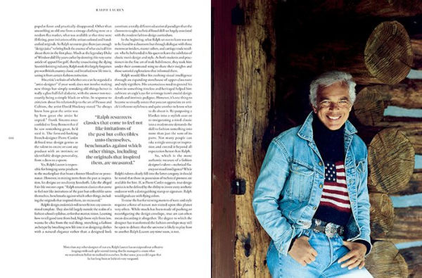 Ralph Lauren: In His Own Fashion – Fully Illustrated Biography Hardcover