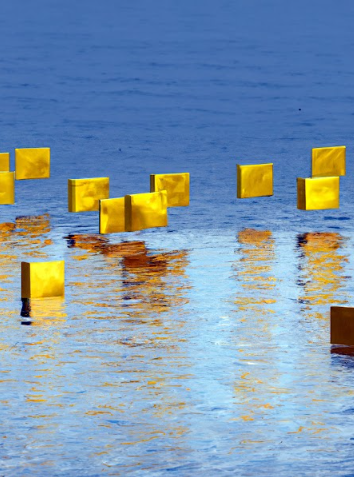 Balloons a La Mer by Francisco Moctezuma Mejia Print Poster